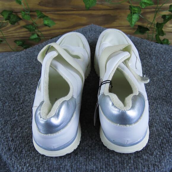 Zara Women's Basic Collection Sneaker White Synthetic 10 Medium Gently Used 2025 - Picture 4 of 6